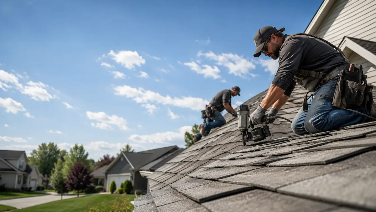 Storm Damage Roof Repair in Bowen, IL near me